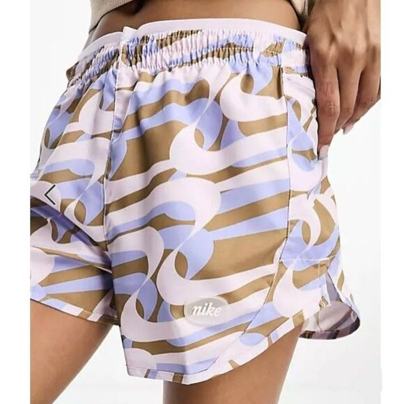 Nike Dri-FIT Icon Clash Tempo Luxe Women's Running Shorts Lilac DQ6117-530 - Picture 1 of 14